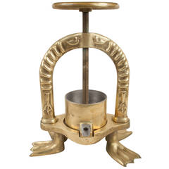 Authentic Solid Brass Duck Press