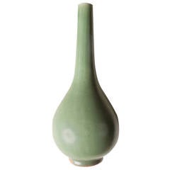 Antique Longquan Bottle Neck Vase