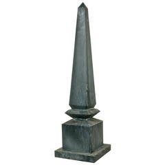 Large Vintage Tole Obelisk