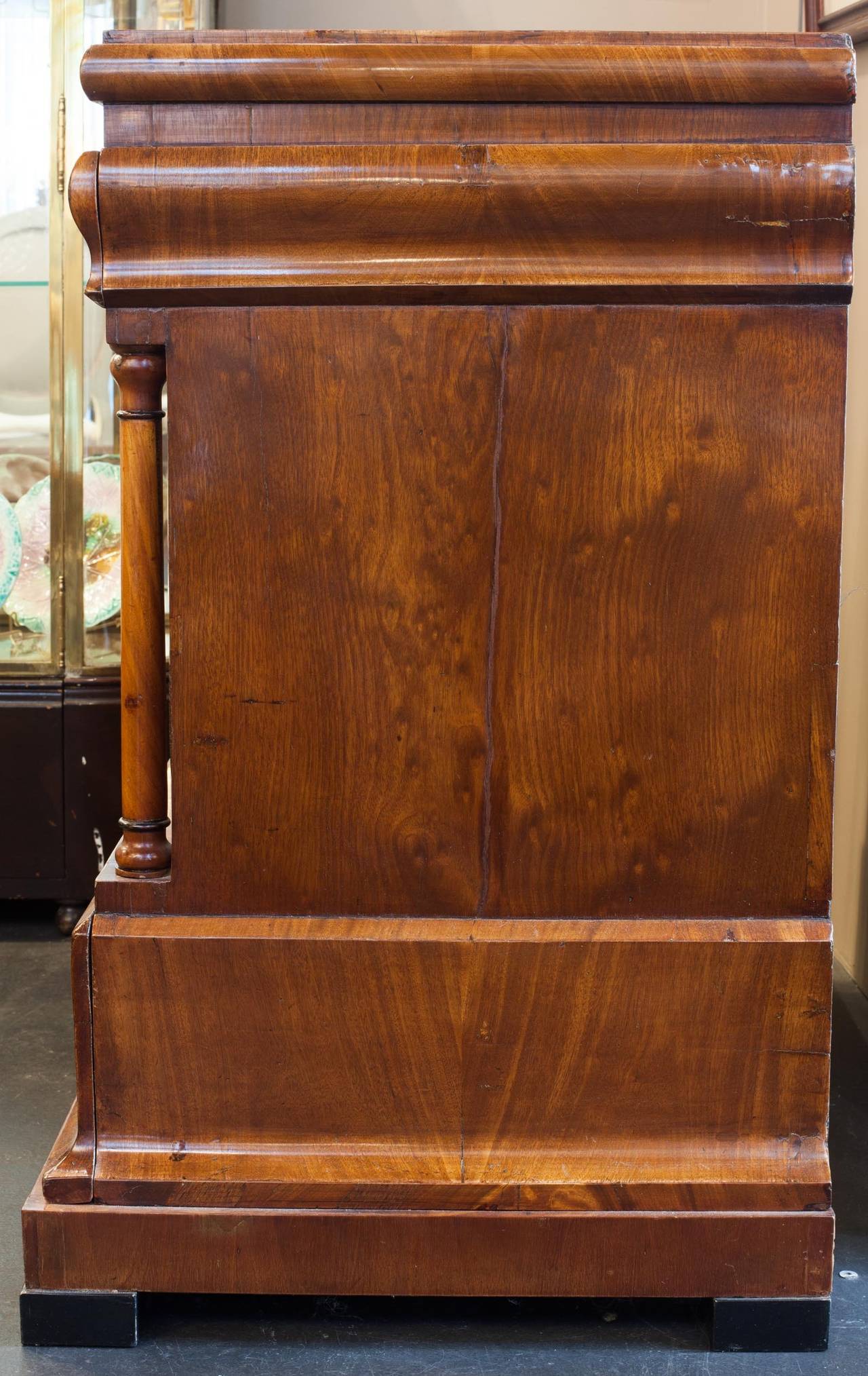 Austrian Period Biedermeier Walnut Chest of Drawers