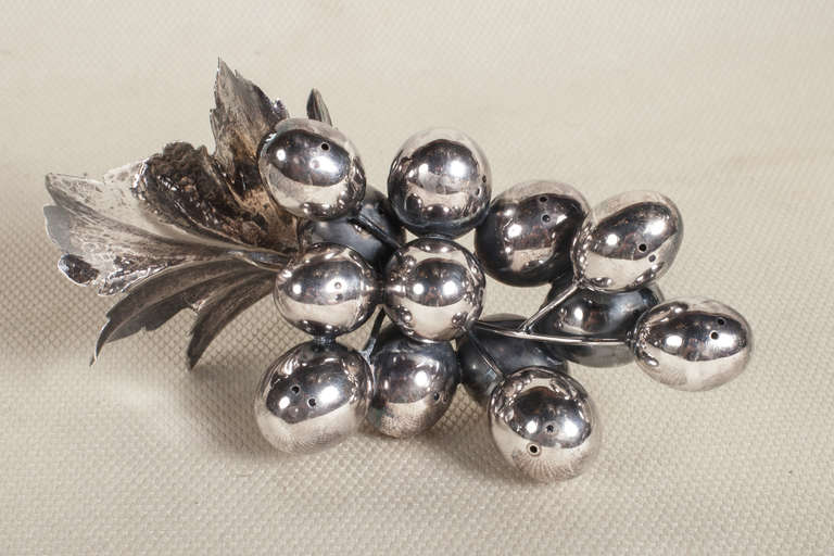 Mid-20th Century Buccellati Sterling Silver Grapes