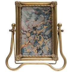 Antique Cheval Style Gilt Photo Frame