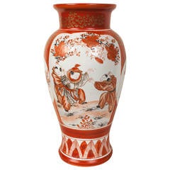 Large Japanese Antique Ko-Kutani Vase