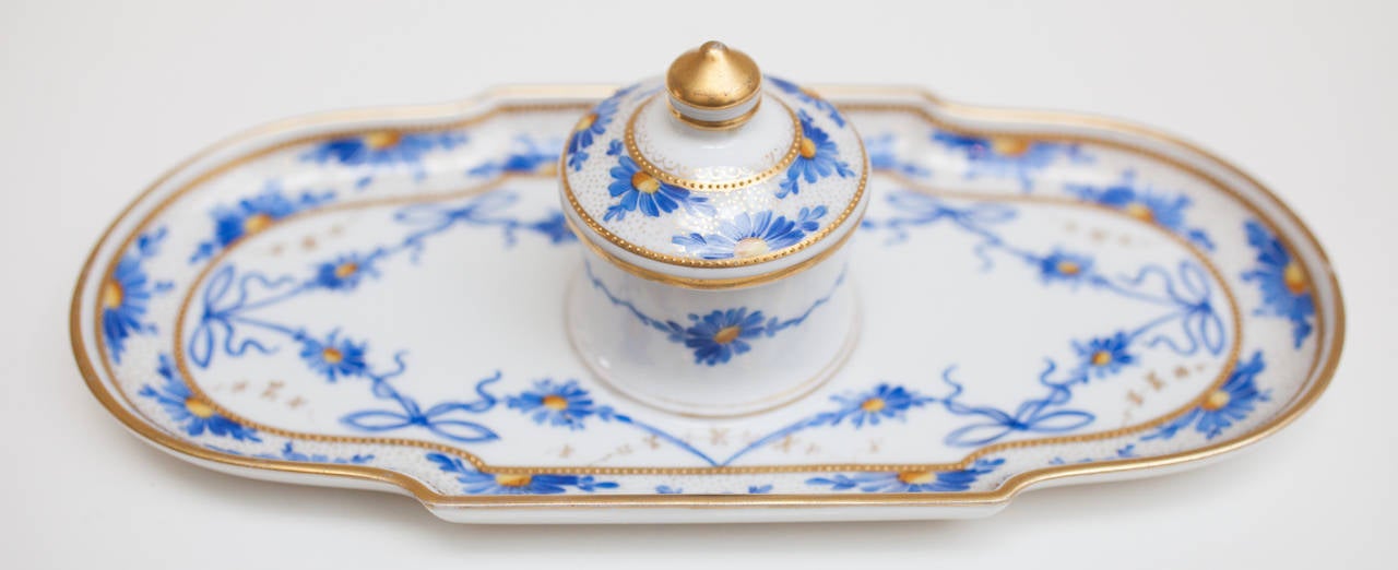 Dresden Porcelain Ink Stand
