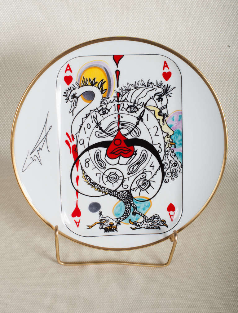 salvador dali plate