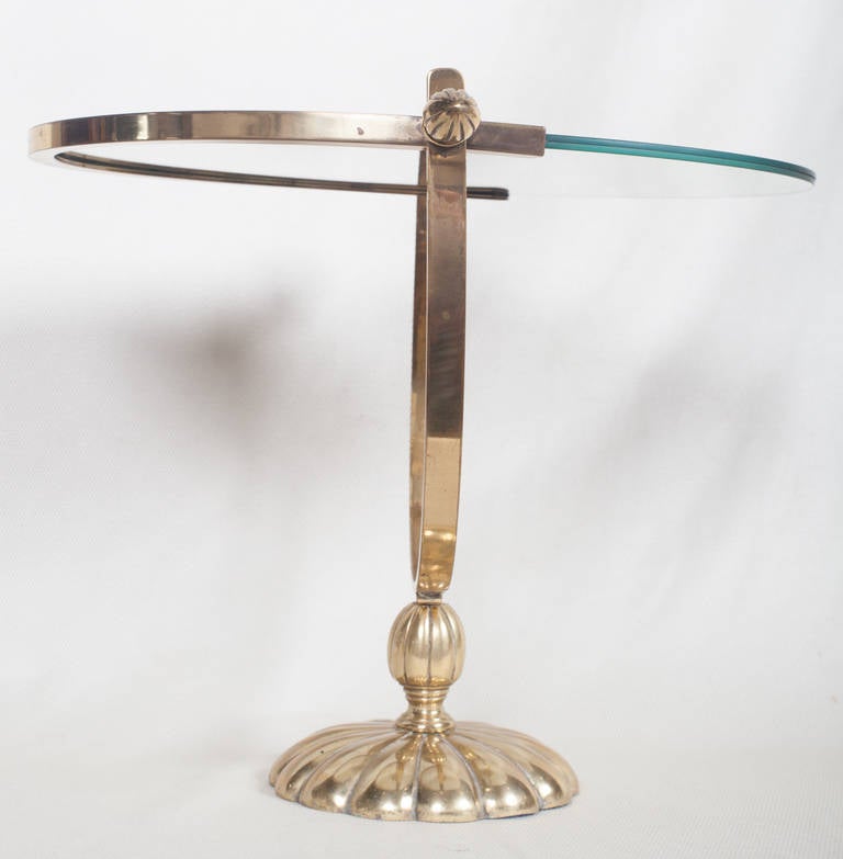 Gilt Brass Table Mirror 1