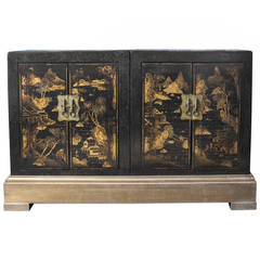 Pair of Chinese Lacquered Cabinets