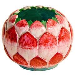 Rare Chinese Lotus Form Porcelain Water Pot