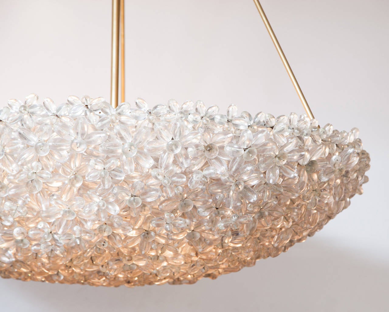 Lucite Daisy Chandelier 4