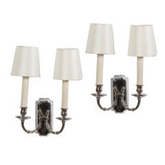 SALE!! Pair of Faux Bamboo Sconces