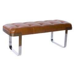 Vintage Milo Baughman Bench