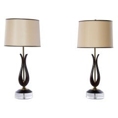Pair of Petal Lamps