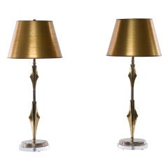Pair of Arrow Lamps
