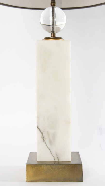 Marble Column Lamp