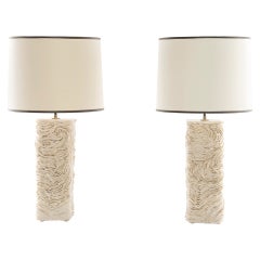 Pair of  Rectangular "Tatoosh" Lamps