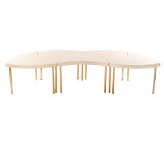 Parchment Coffee Table with Multiple Configurations
