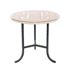 SALE: Tessellated Stone Circular Side Table