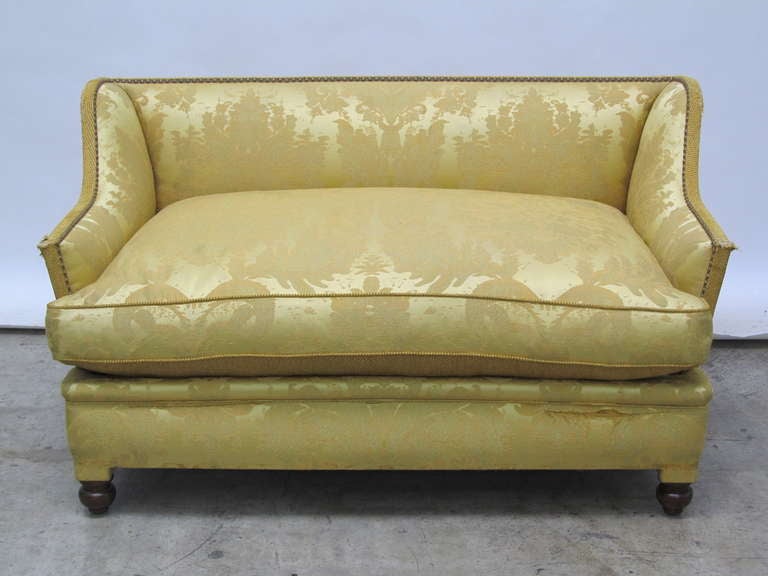 French Beige Loveseat For Sale