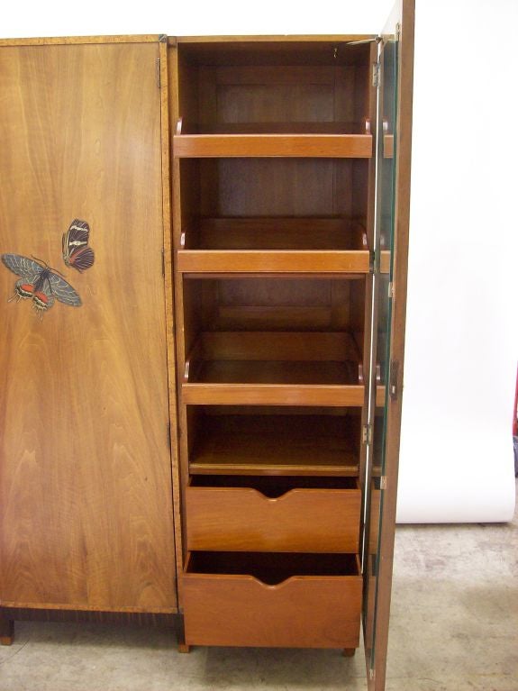 English Art Deco Dressing Cabinet For Sale