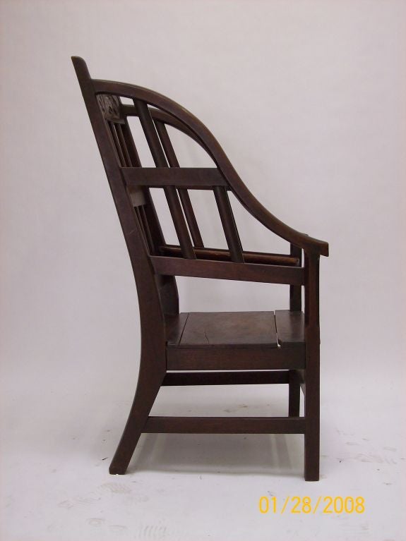 English Arts and Crafts Billiard chair