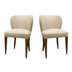 Pair of Rounded Back Sidechairs
