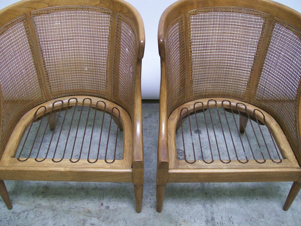 Caned Back Club Chairs For Sale 2