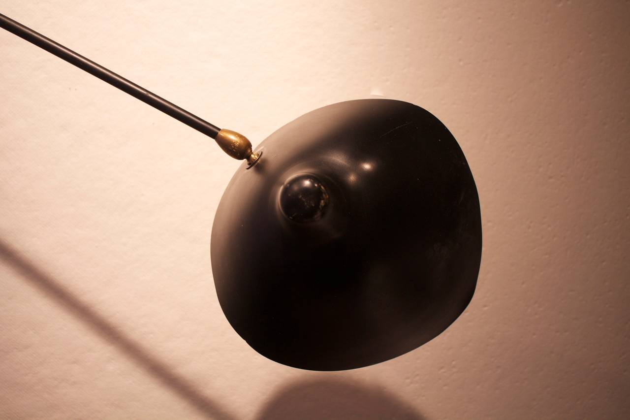 Mid-20th Century Two-Arm Rotating Sconce by Serge Mouille