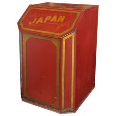 Antique Large Country Store "Japan" Tea Bin