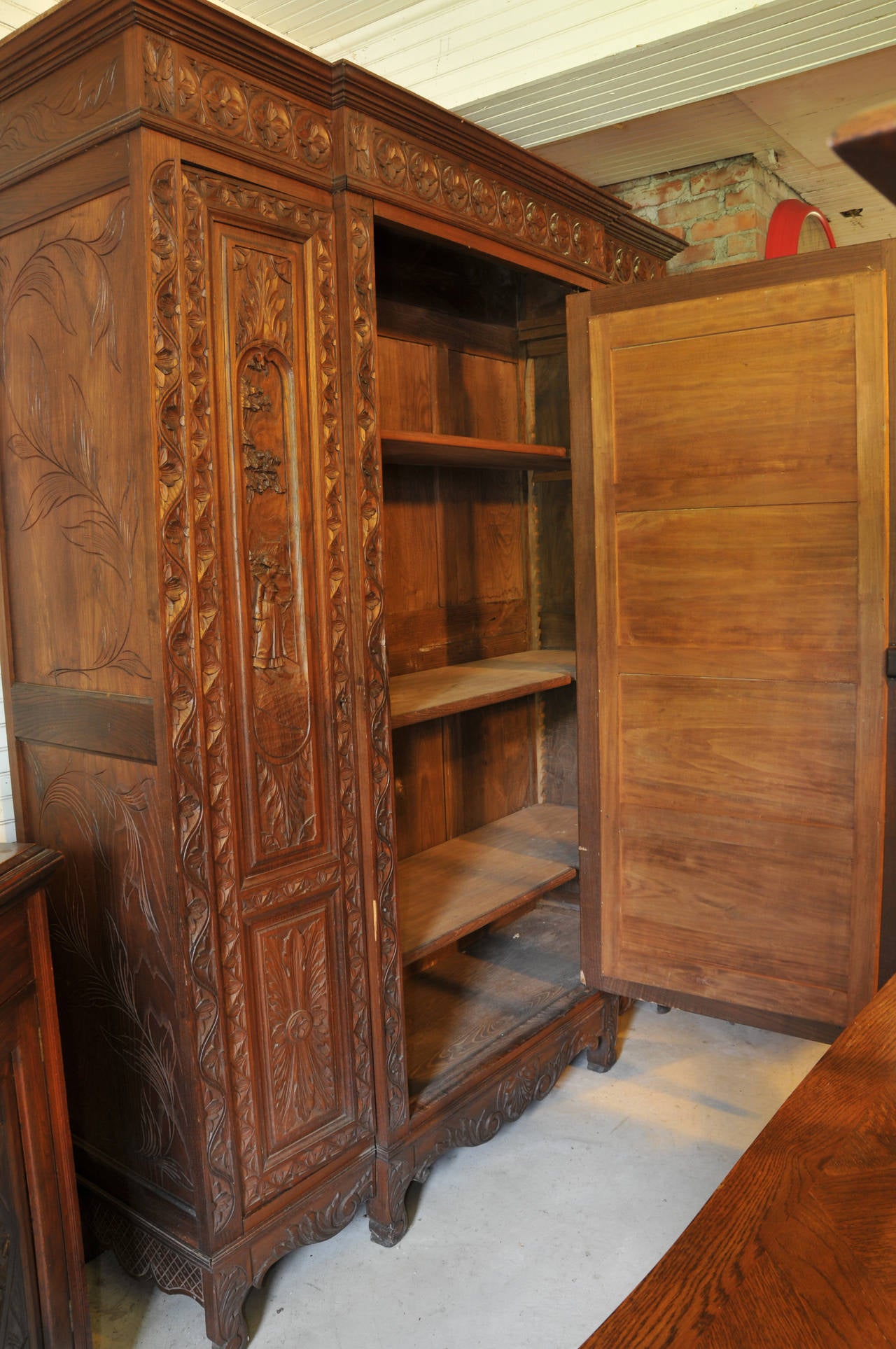 three door armoire