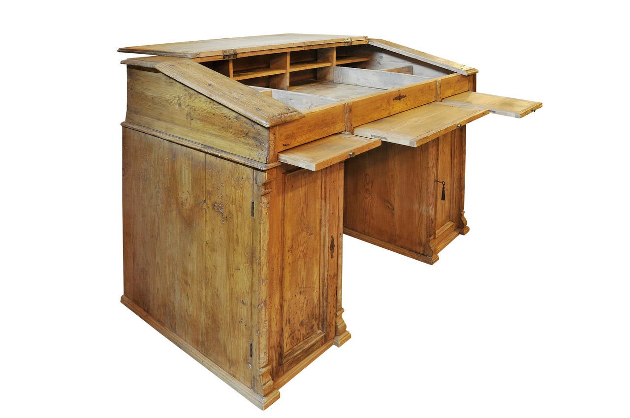 Pine Clerk's Desk