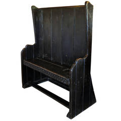 Oak Settle Bench