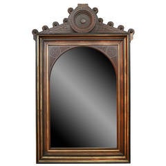 Victorian Walnut Mirror