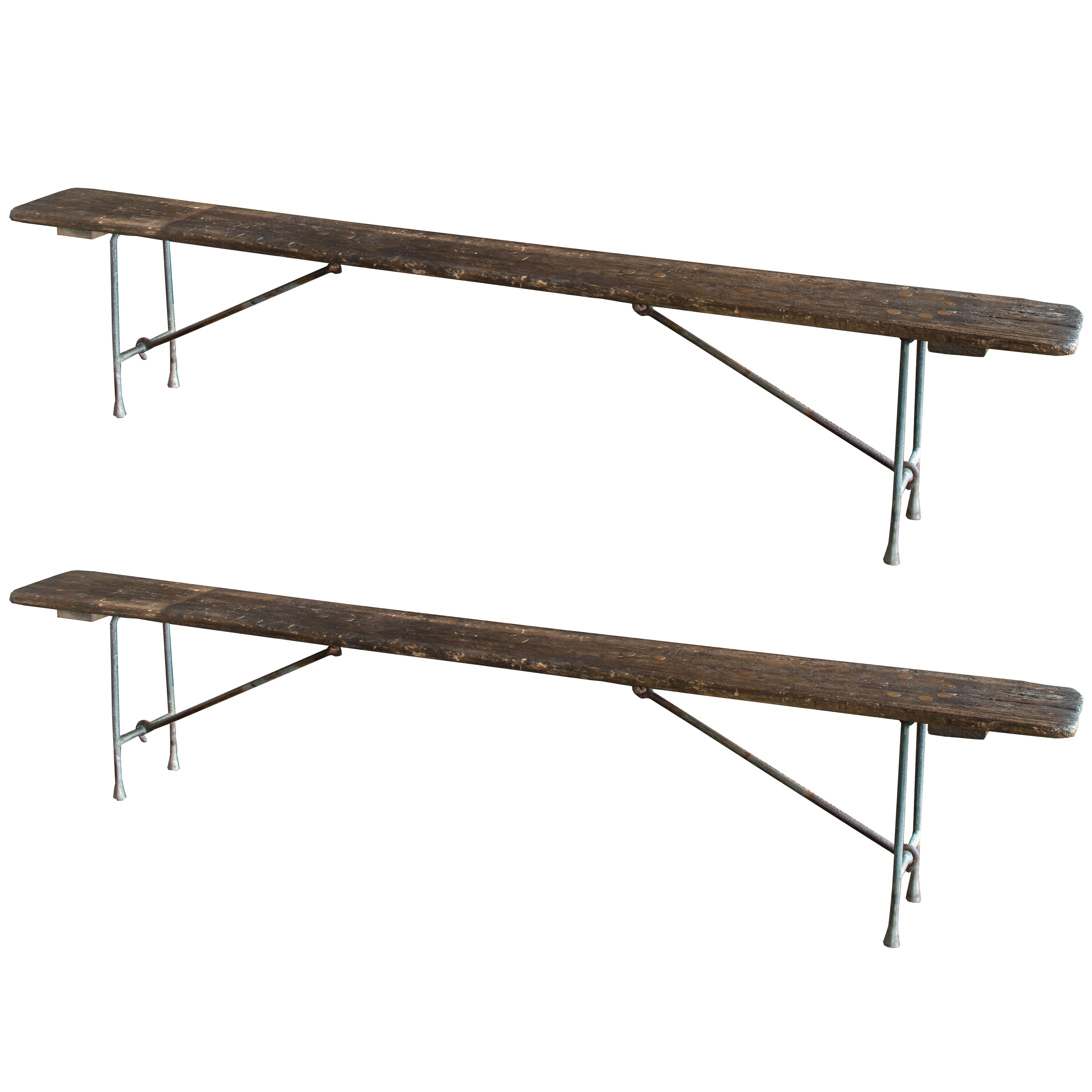 1930 Aircraft Carrier Naval Benches at 1stDibs