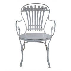 Set of Four French Garden Chairs