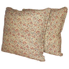 Vintage Hand Blocked Indian Pillows