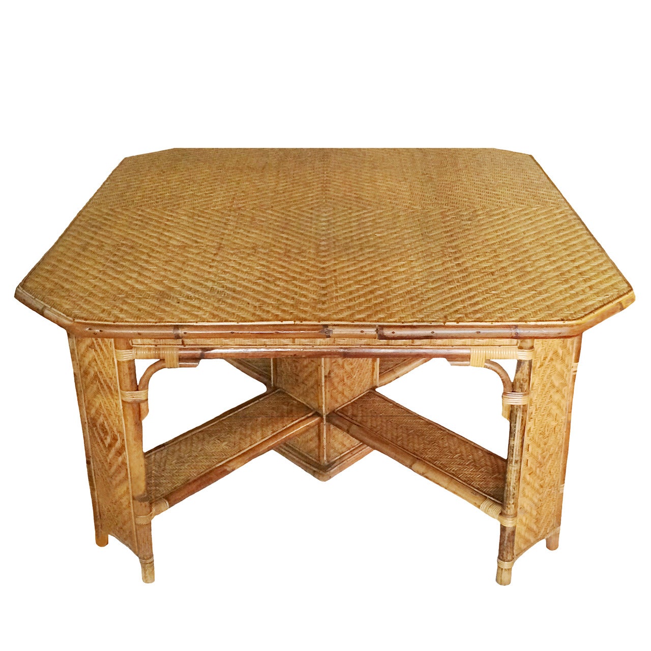 19th Century Bamboo Table