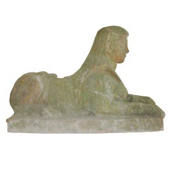 Pair of 19th Century Sphinx