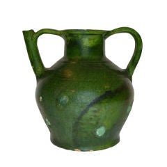 19th Century French Green Jug