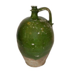 19th Century French Olive Oil Jar