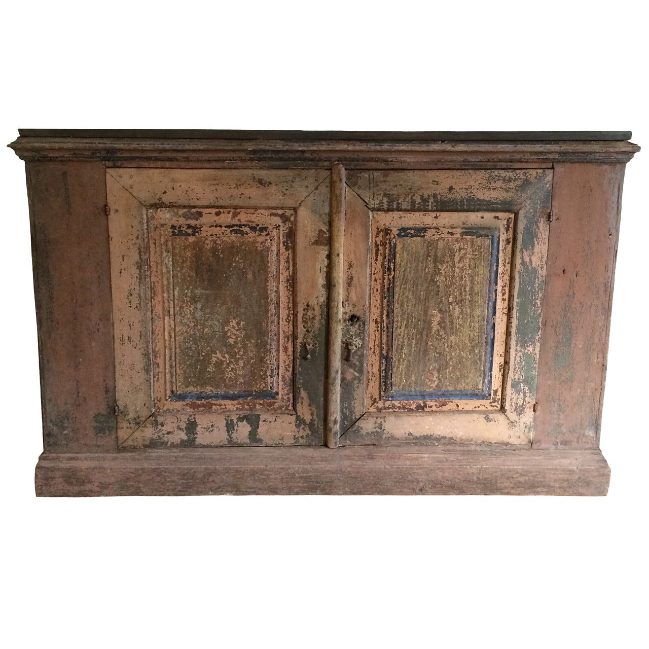 Pair of 18th Century Italian Polychrome Buffets For Sale