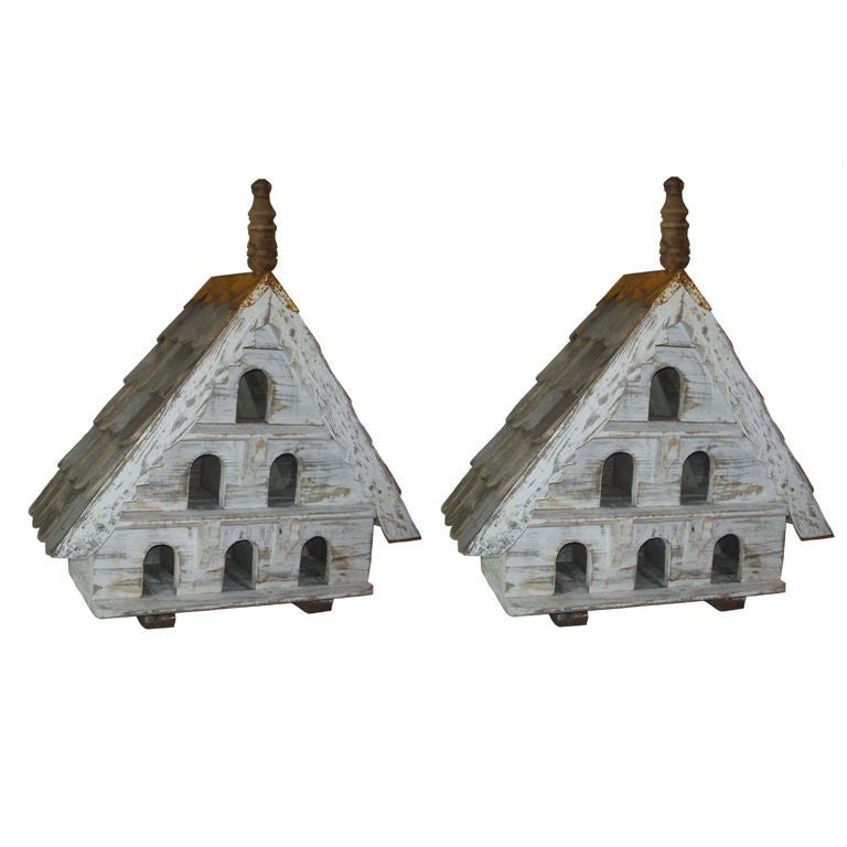 Pair of English Dovecotes