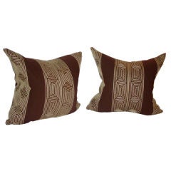 Vintage Pair of Chinese Embroidered Pillows