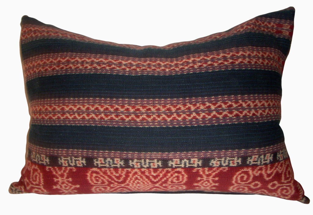Thread Pair of Vintage Ikat Pillows
