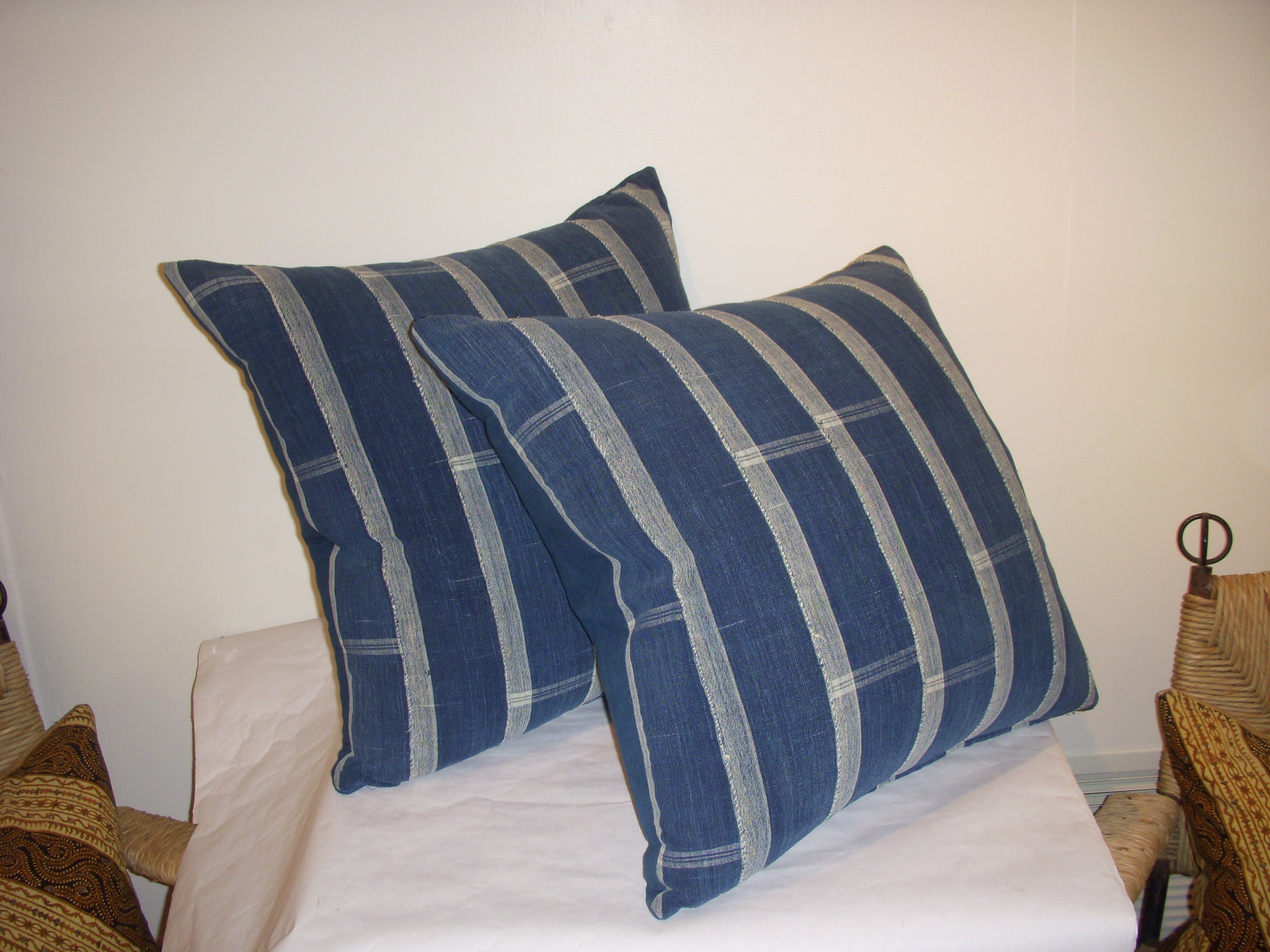 Pair of 19th Century African Pillows