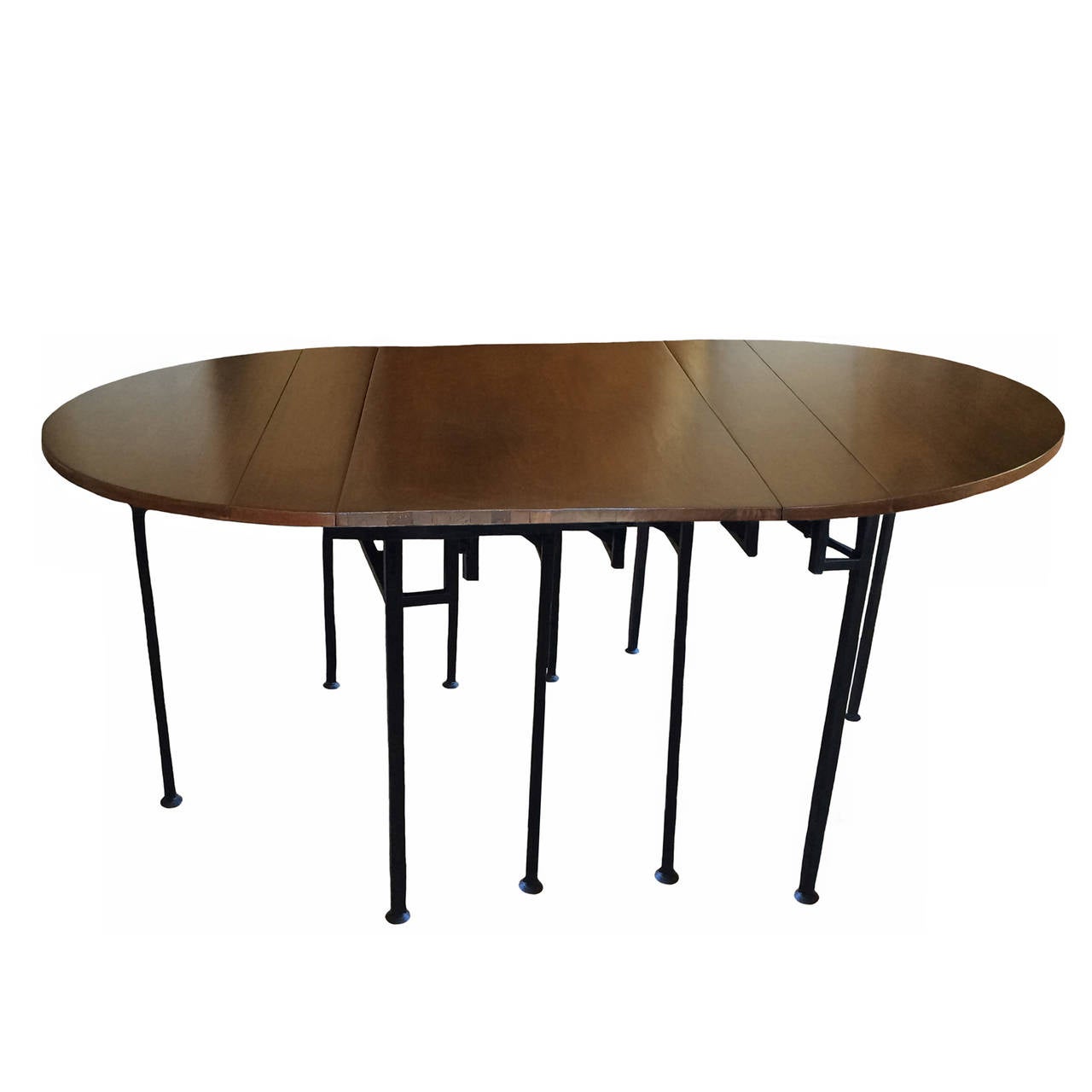 Late 20th Century Mid-Century Modern Mahogany Extension Table For Sale