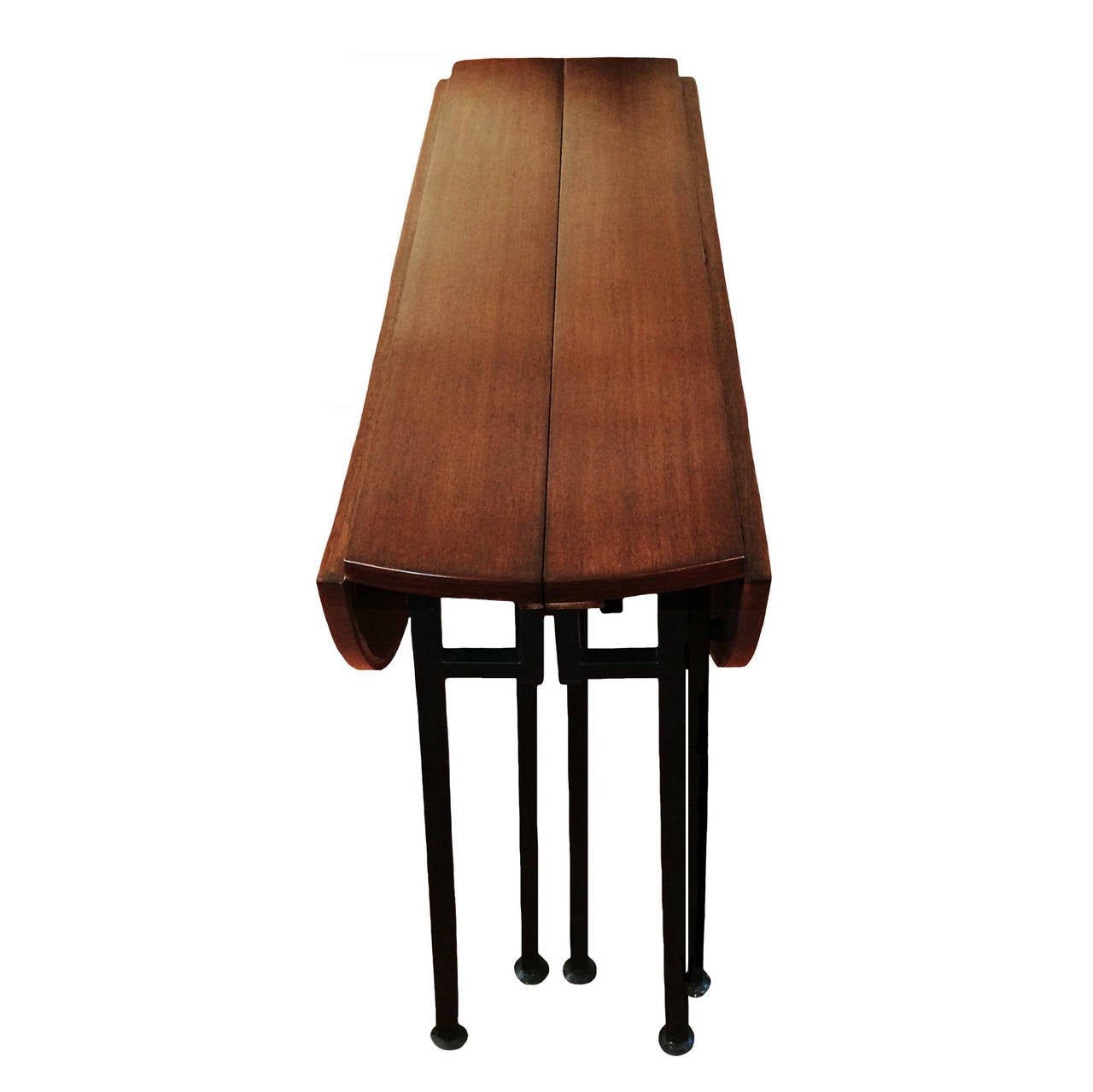 Mid-Century Modern Mahogany Extension Table For Sale 1