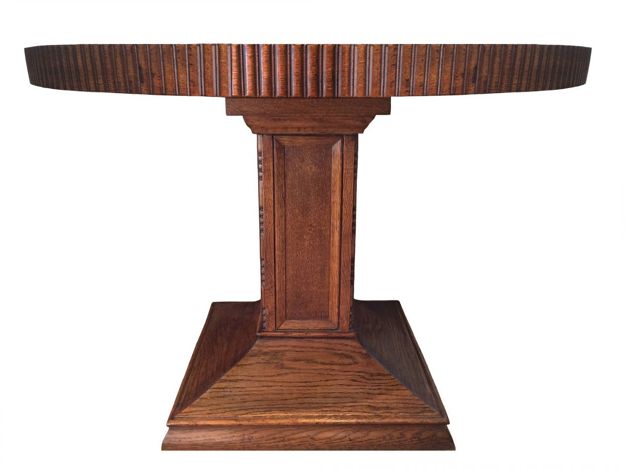 19th Century French Oak Table In Excellent Condition In Montecito, CA