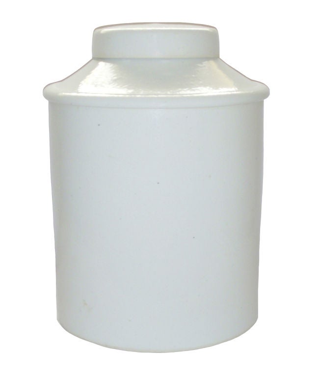 Pair of White Chinese Storage Jars