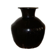 19th Century Black Jar