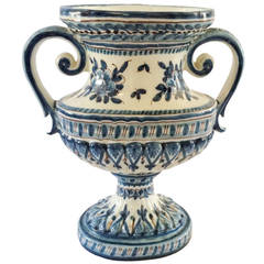 Blue and White Portuguese Vase